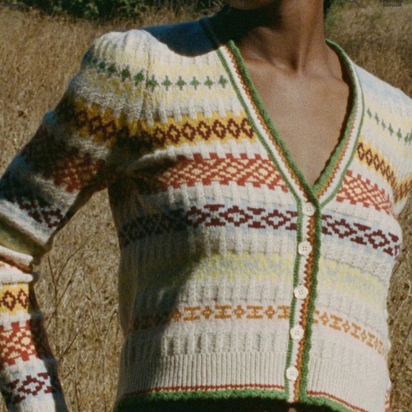 NWT Doen Alba cardigan IN CREAM MONTE ROSA size S L XL - Picture 4 of 10